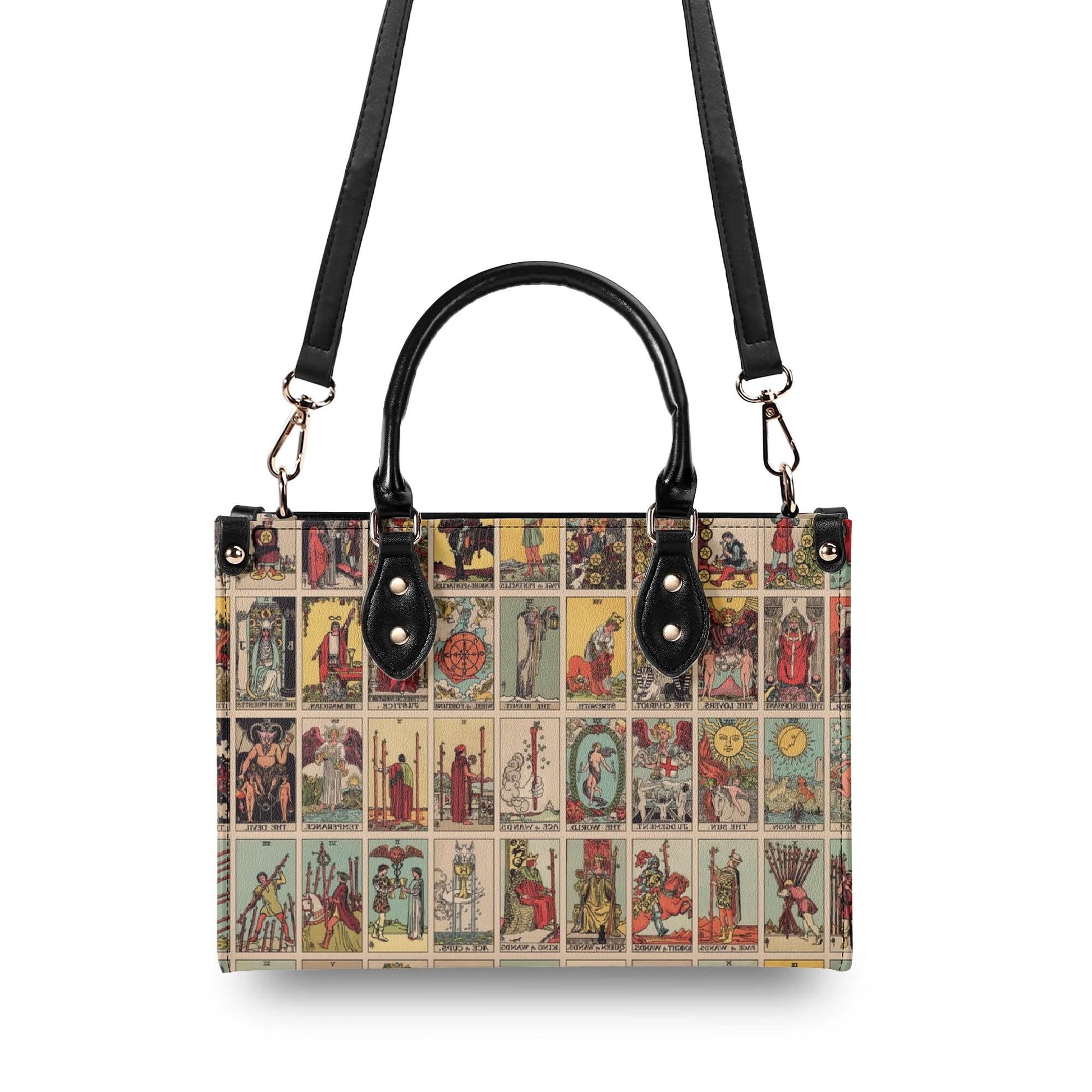 Rider Waite - Vintage Tarot Handbag - Faux Leather Bag