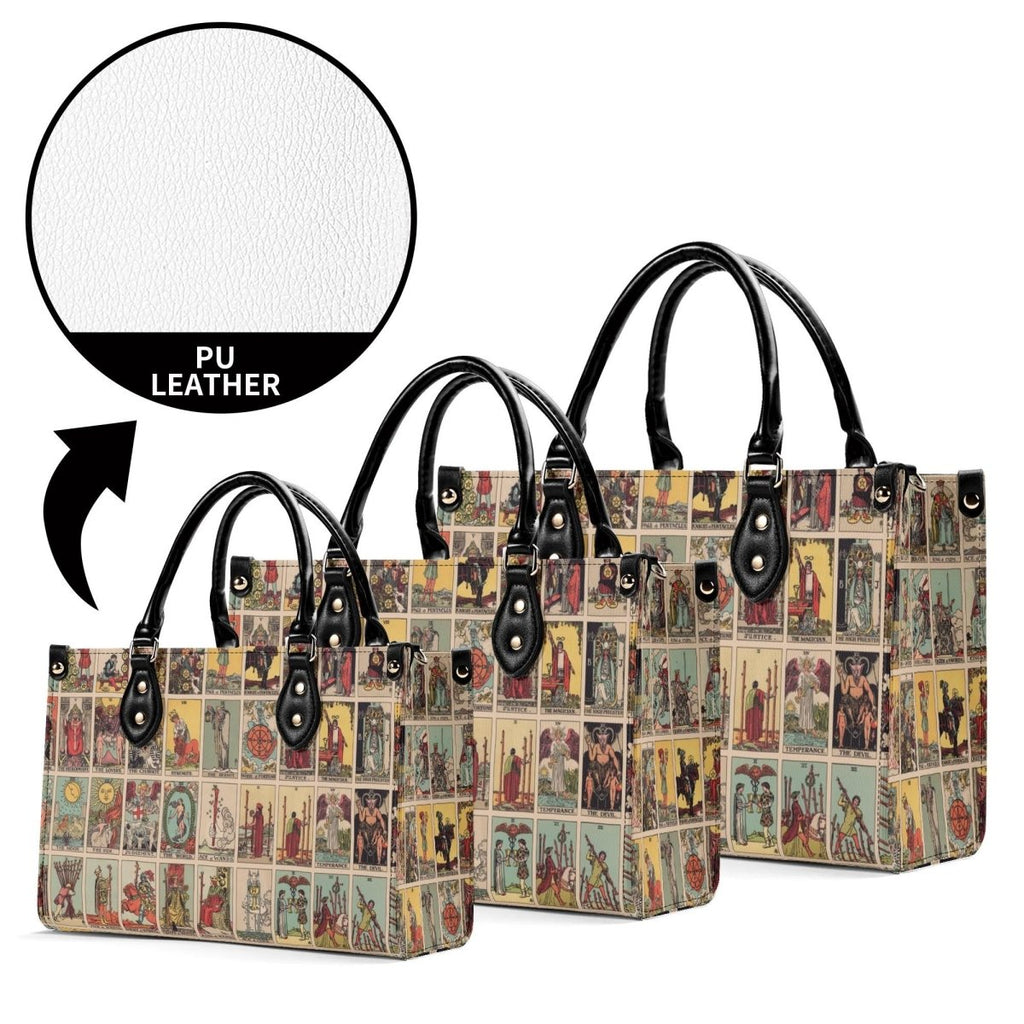 Rider Waite - Vintage Tarot Handbag - Faux Leather Bag