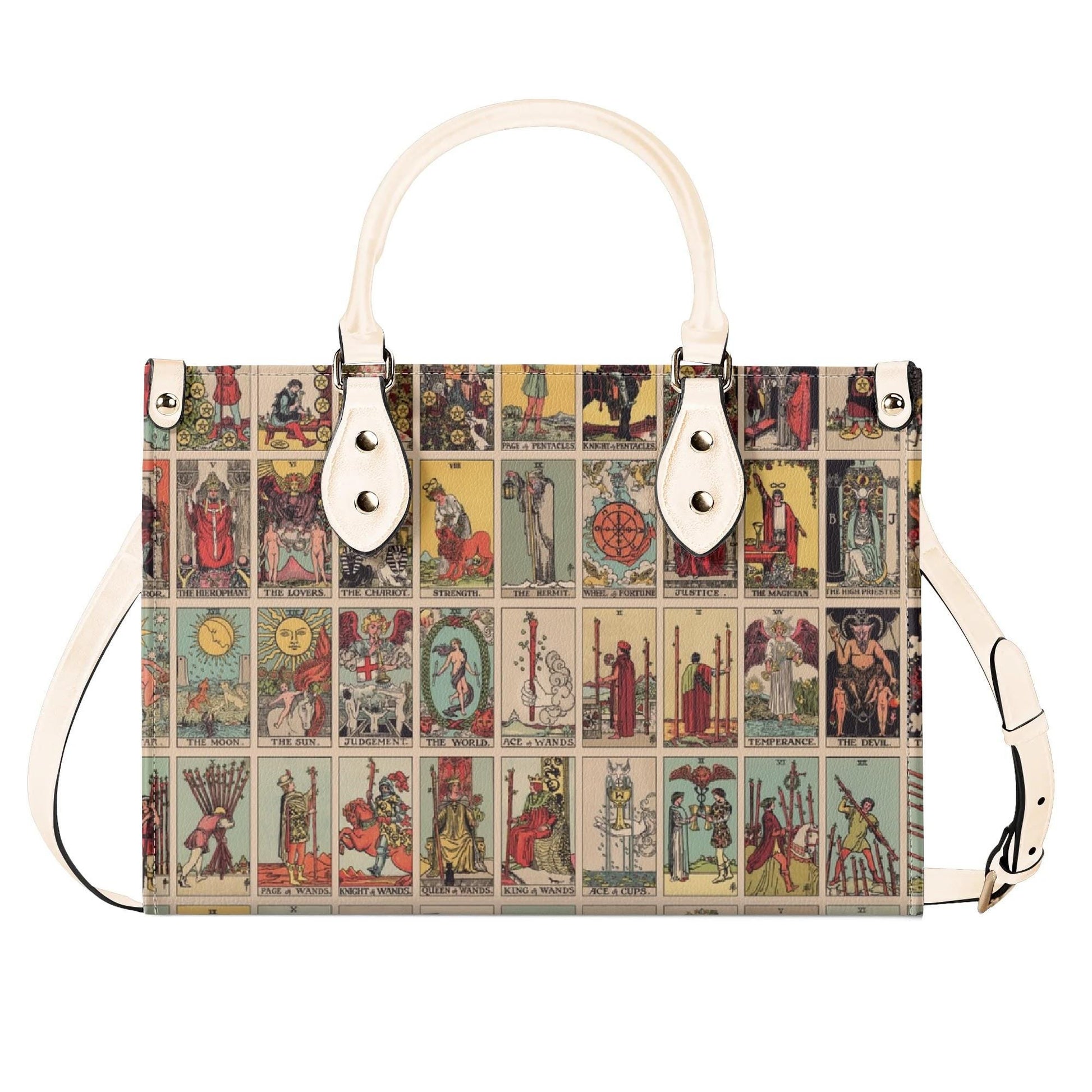 Rider Waite - Vintage Tarot Handbag - Faux Leather Bag