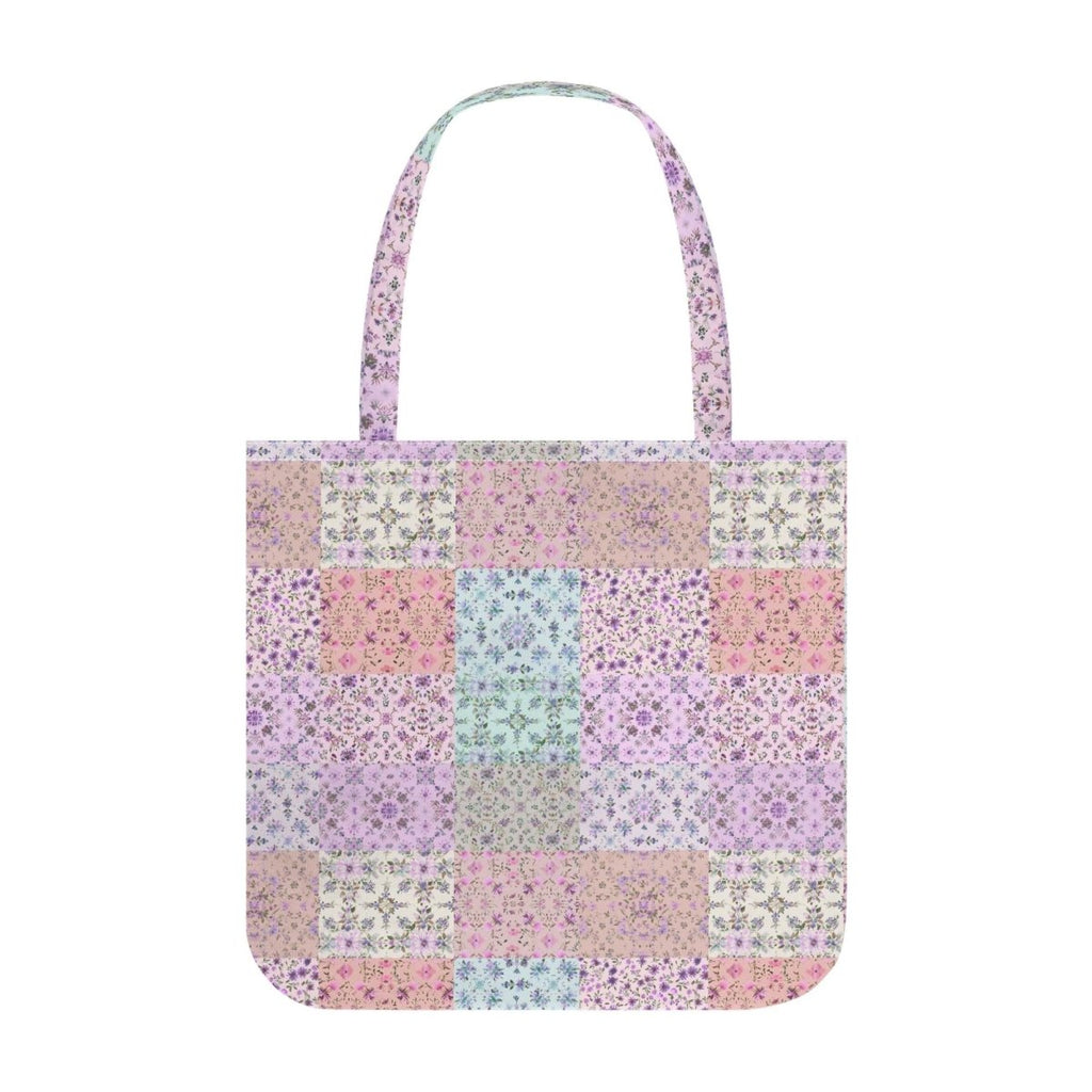 Pink Patchwork Tote - Floral Bag - Premium Cloth - Shabby Chic