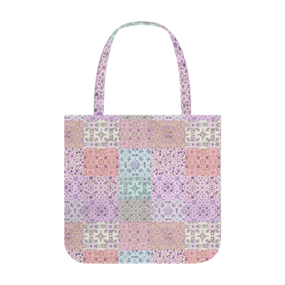 Pink Patchwork Tote - Floral Bag - Premium Cloth - Shabby Chic
