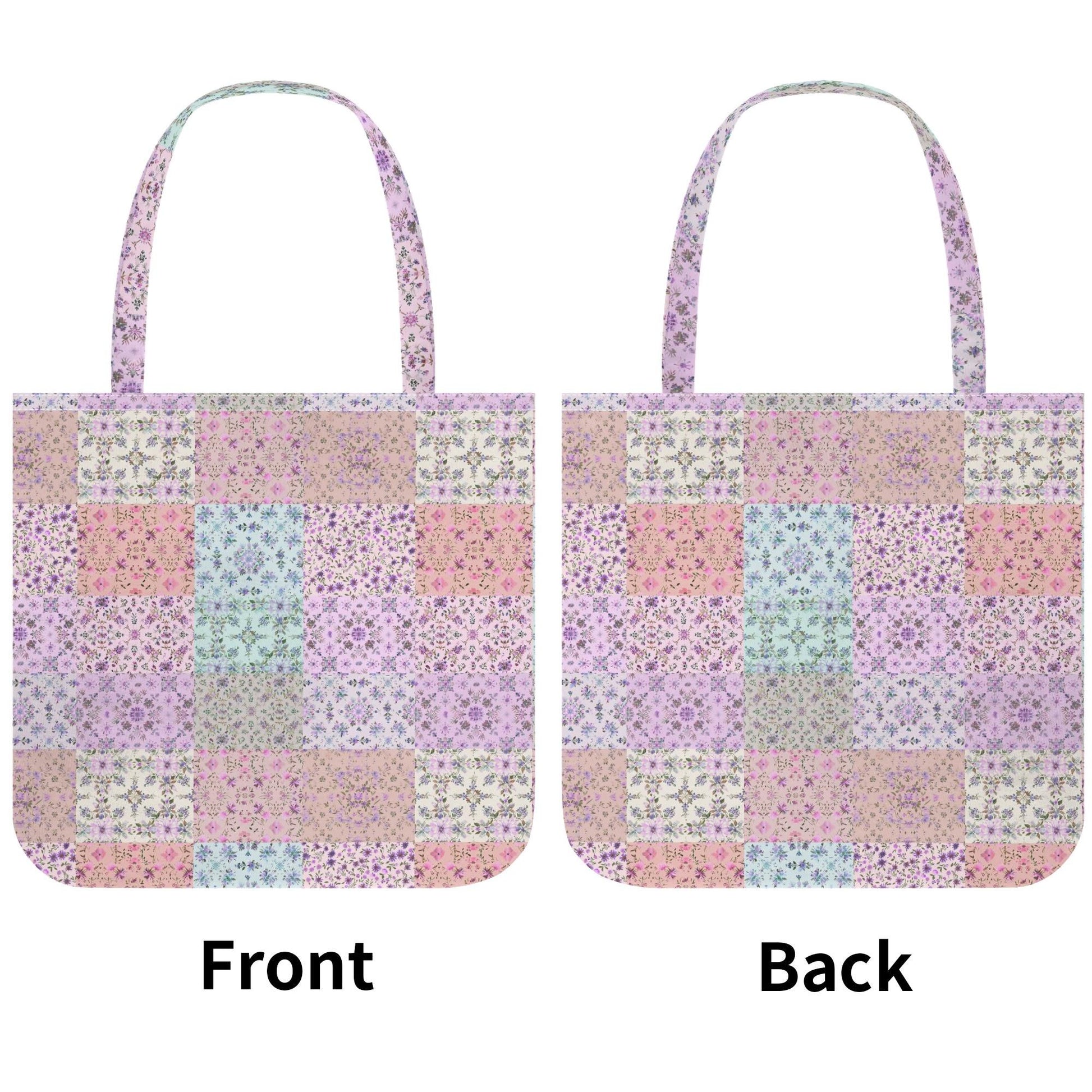Pink Patchwork Tote - Floral Bag - Premium Cloth - Shabby Chic