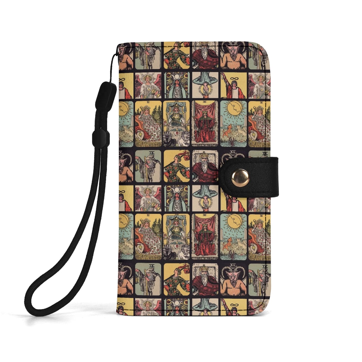 Tarot Cards Phone Case - Faux Leather Cover - Most Mobile Phones - Rider Waite