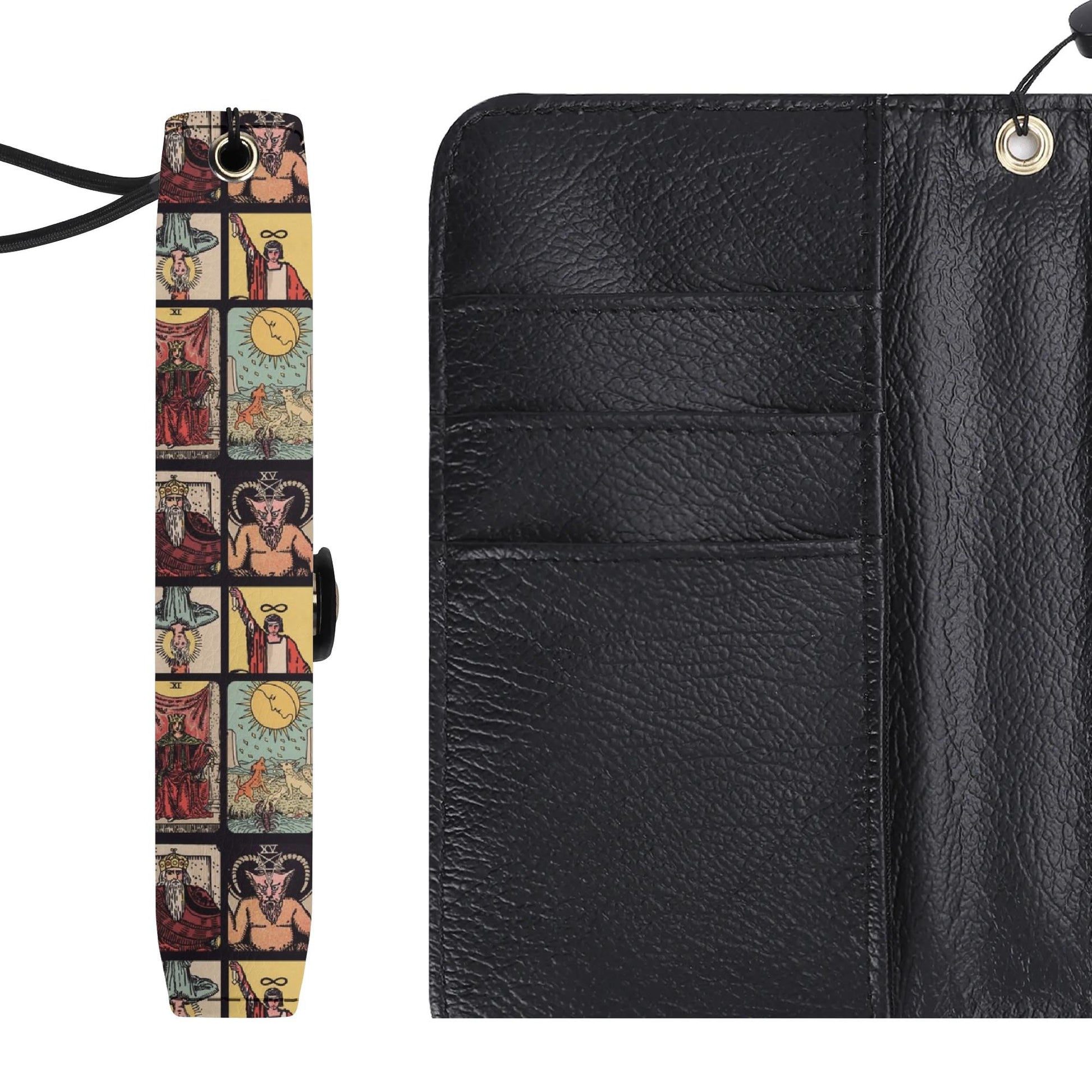 Tarot Cards Phone Case - Faux Leather Cover - Most Mobile Phones - Rider Waite