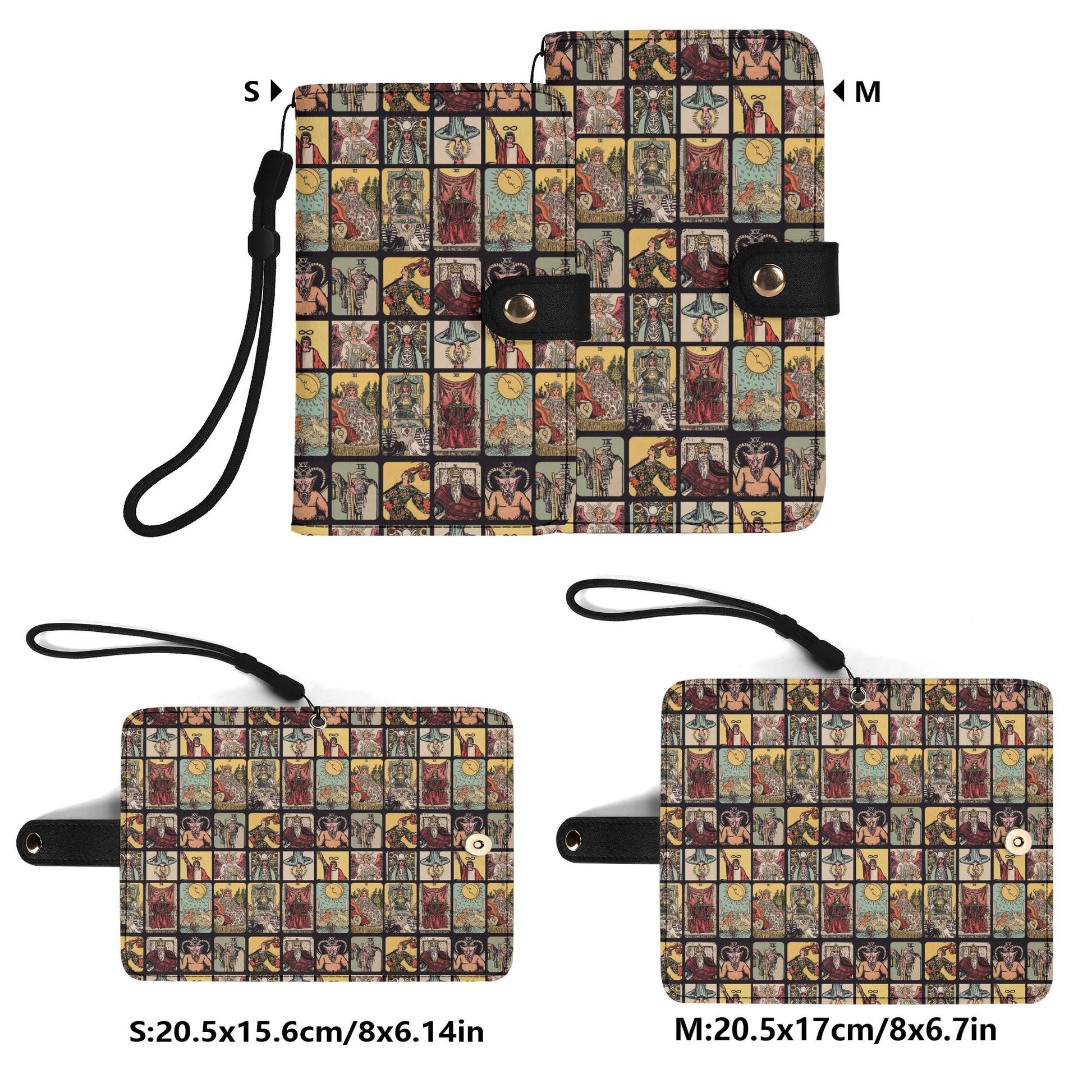 Tarot Cards Phone Case - Faux Leather Cover - Most Mobile Phones - Rider Waite
