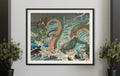 Japanese Dragon Print By Utagawa Kuniyoshi Ukiyoe Art Reproduction No Frame Limited Edition by My Store