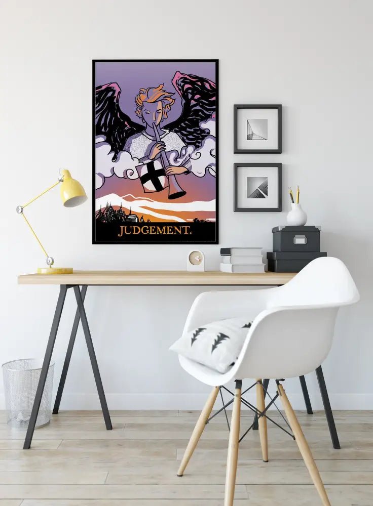 Judgement Tarot Card Print Fine Art By Green Menagerie Tarot by My Store