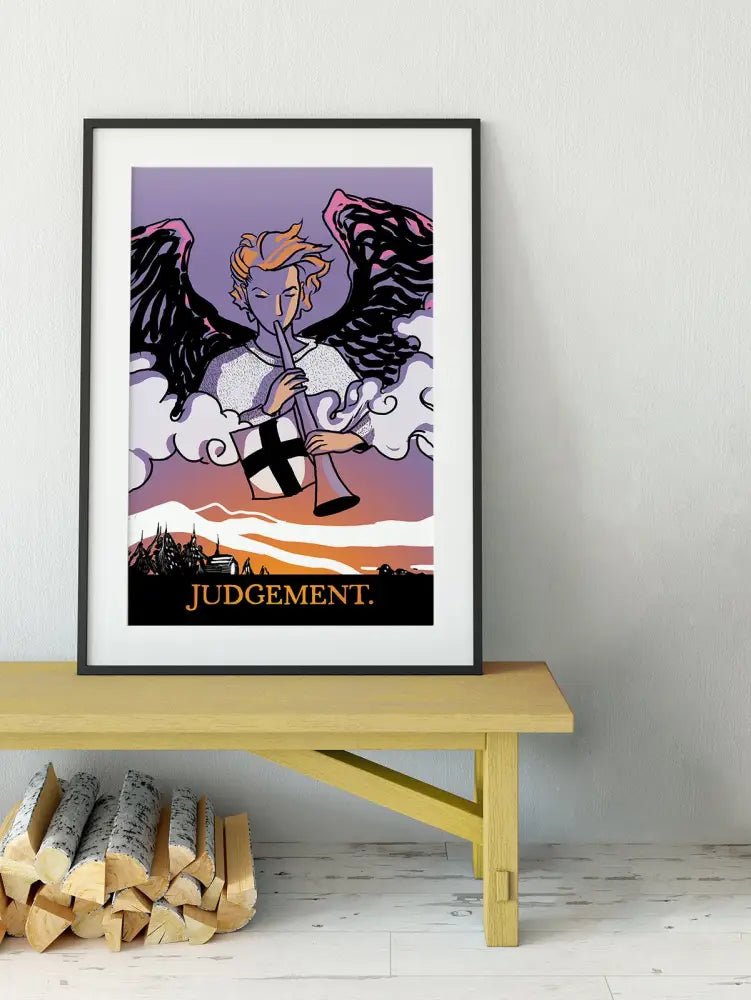 Judgement Tarot Card Print Fine Art By Green Menagerie Tarot by My Store
