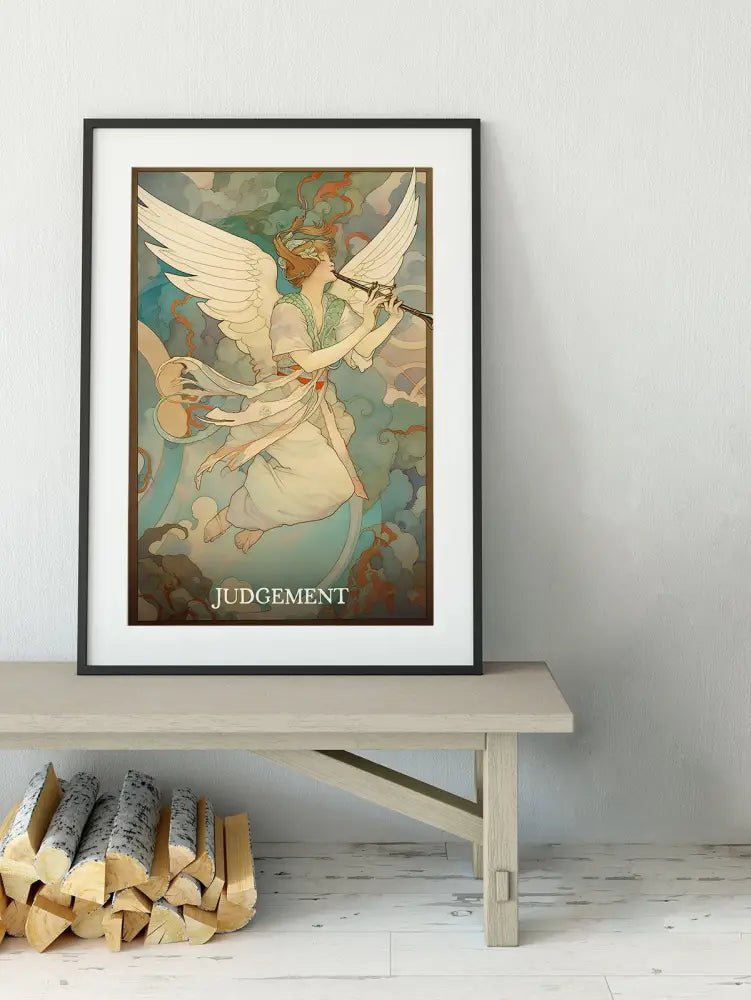 Judgement Tarot Card Print No Frame Poster AI Enhanced by My Store