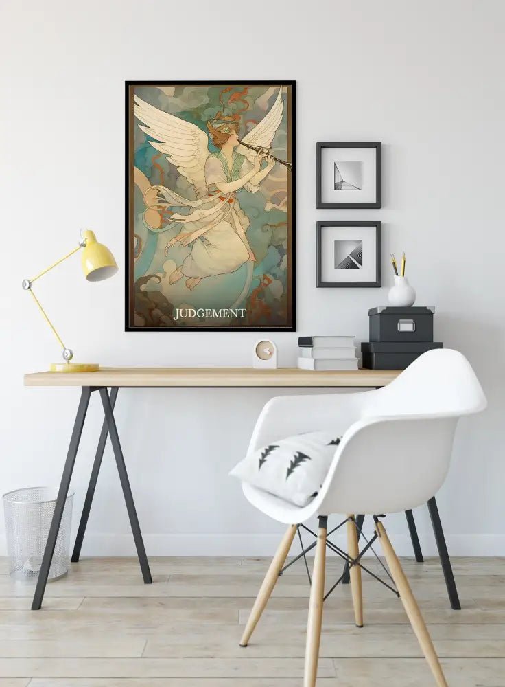 Judgement Tarot Card Print No Frame Poster AI Enhanced by My Store