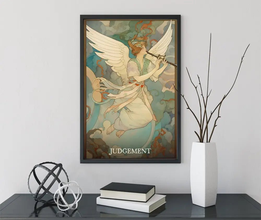 Judgement Tarot Card Print No Frame Poster AI Enhanced by My Store