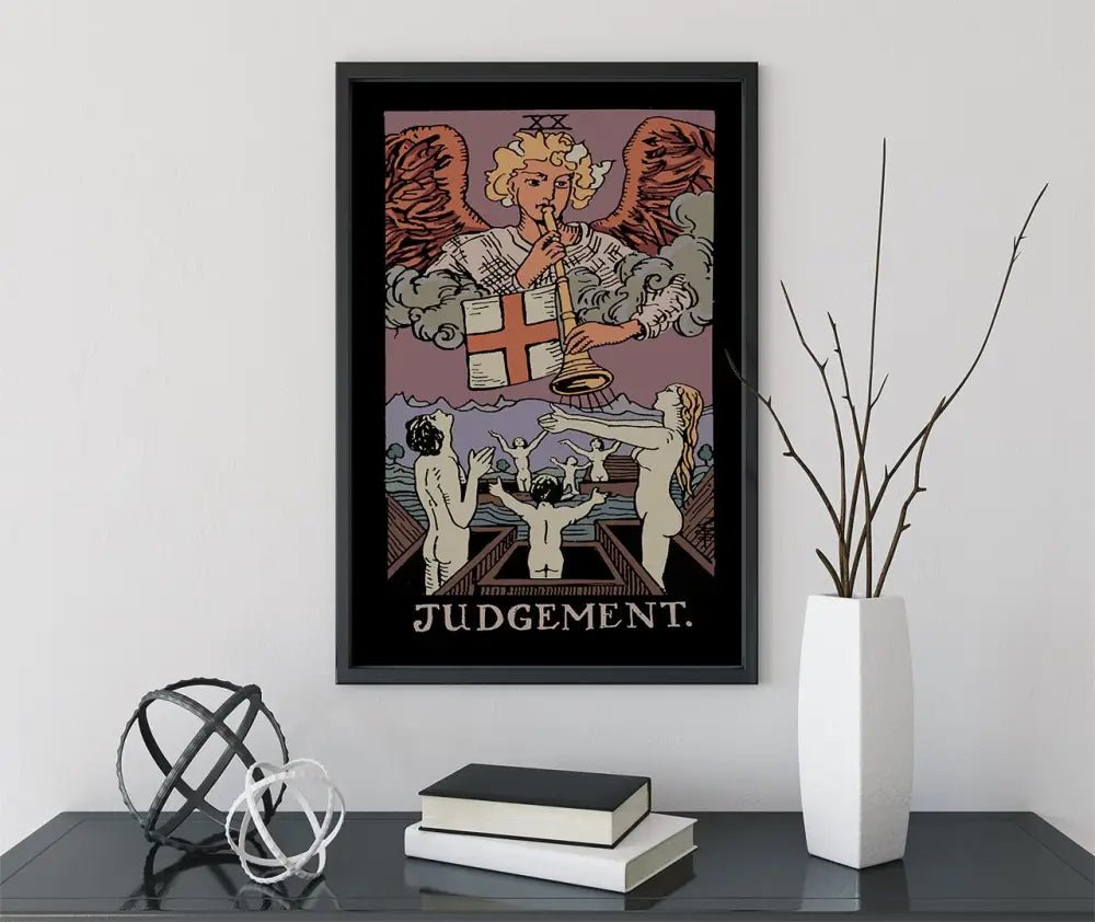 Judgement Tarot Card Print Poster No Frame For Elegant Home Or Office Decor Spiritual Wall Art by My Store
