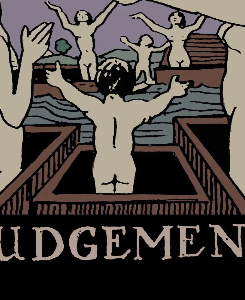 Judgement Tarot Card Print Poster No Frame For Elegant Home Or Office Decor Spiritual Wall Art by My Store