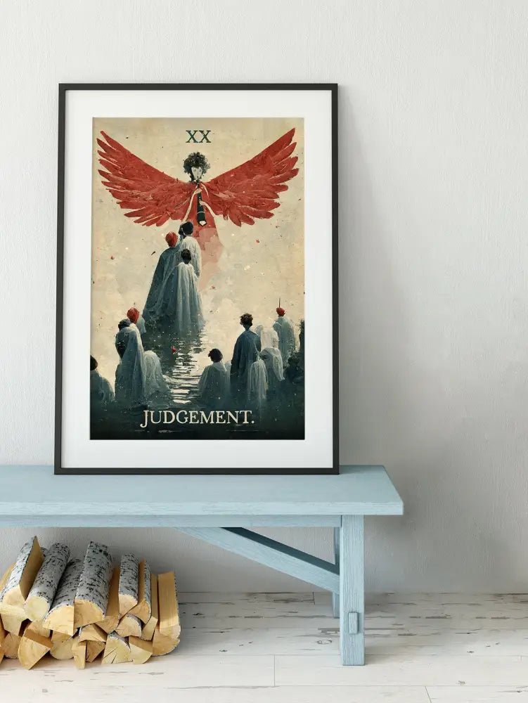 Judgement Tarot Card Print Poster Premium Art Wall Decor The Judgement Card Museum Grade by My Store