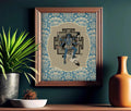 Kali Goddess Illustration Print No Frame Hindu Goddess Wall Art Poster For Sacred Home Decor by My Store
