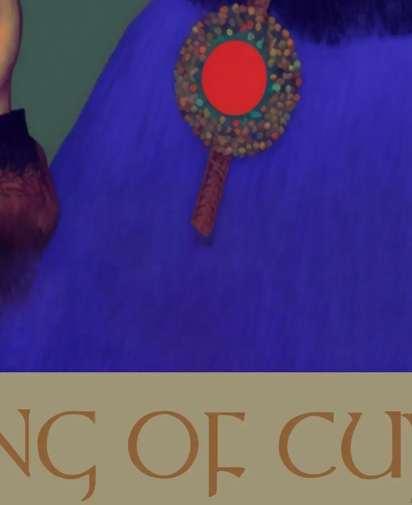 King Of Cups Tarot Card Print Poster Unframed AI Generated Art For Home Decor And Spiritual Gift by My Store