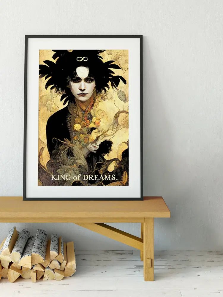 King Of Dreams Tarot Card Print The Lord Morpheus Poster No Frame Mystic Wall Art by My Store
