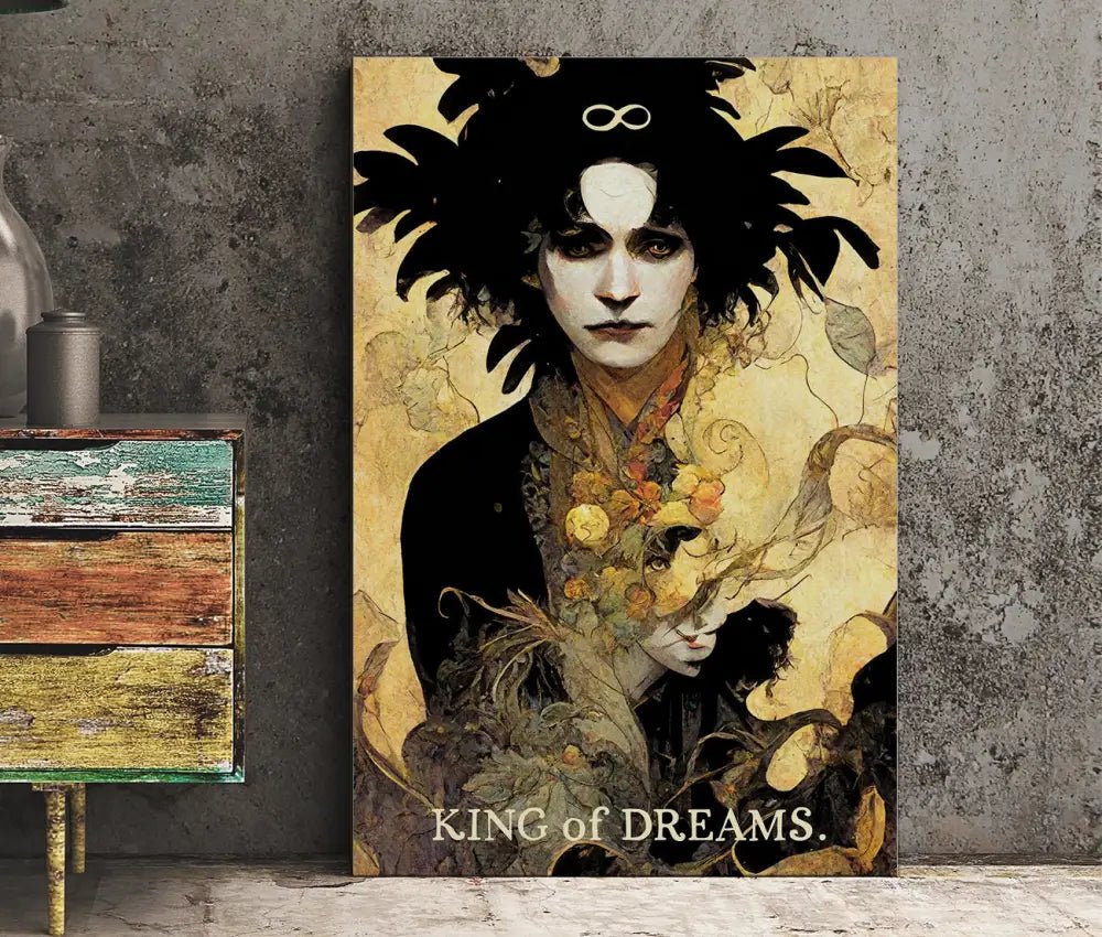 King Of Dreams Tarot Card Print The Lord Morpheus Poster No Frame Mystic Wall Art by My Store