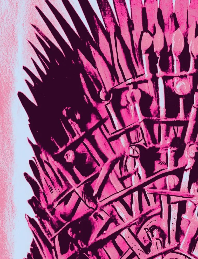 King Of Swords Tarot Card Print From The Green Menagerie Deck In Vibrant Colors Poster by My Store