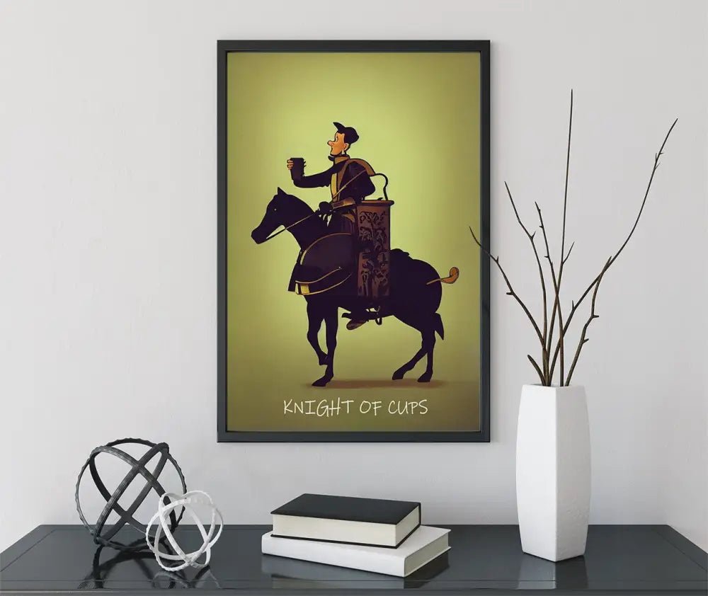 Knight of Cups Tarot Card Print Poster Unframed by My Store