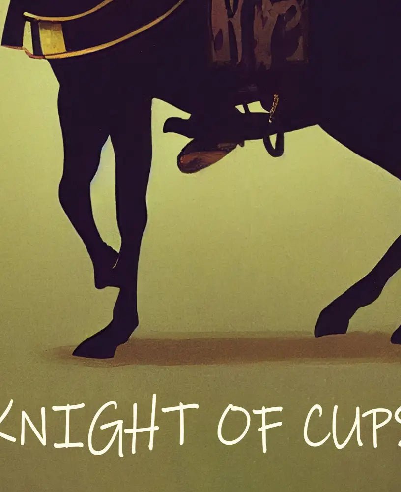 Knight of Cups Tarot Card Print Poster Unframed by My Store