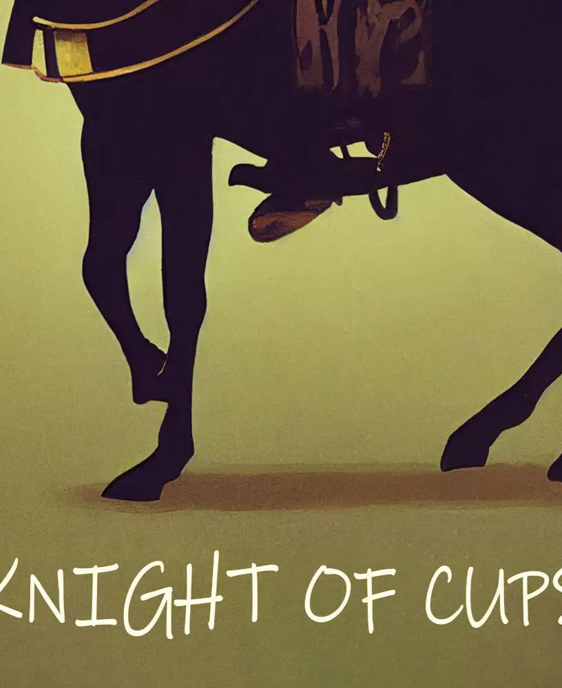 Knight of Cups Tarot Card Print Poster Unframed by My Store
