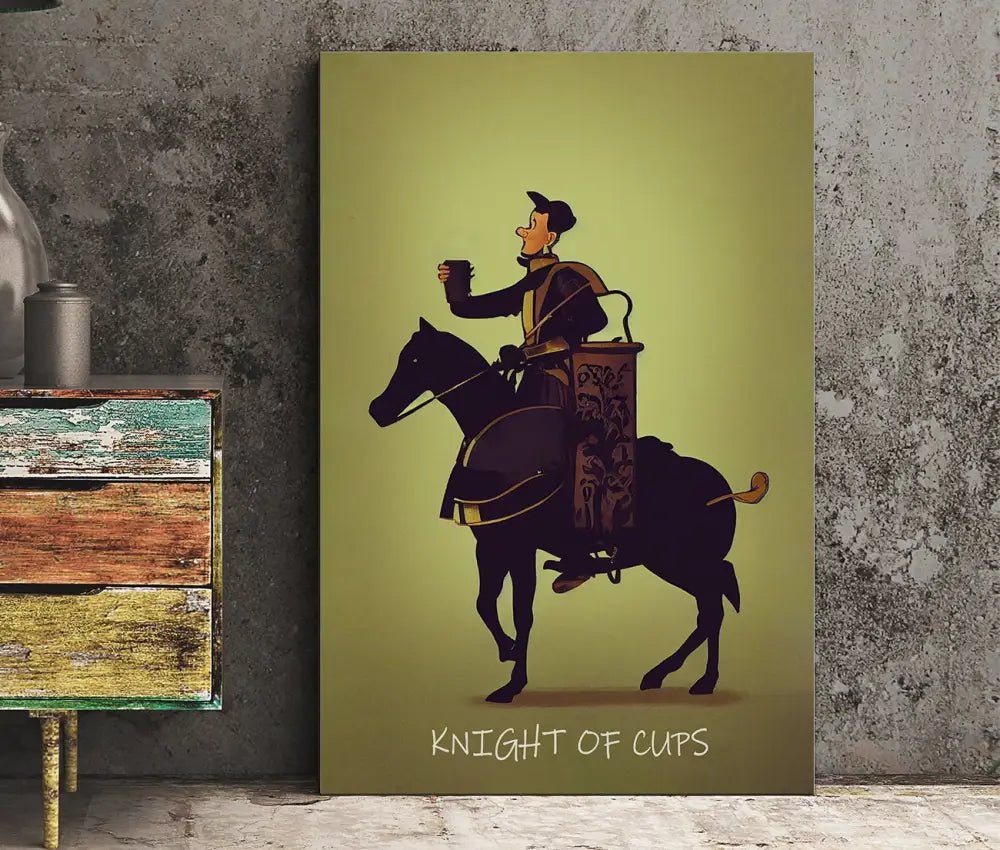 Knight of Cups Tarot Card Print Poster Unframed by My Store
