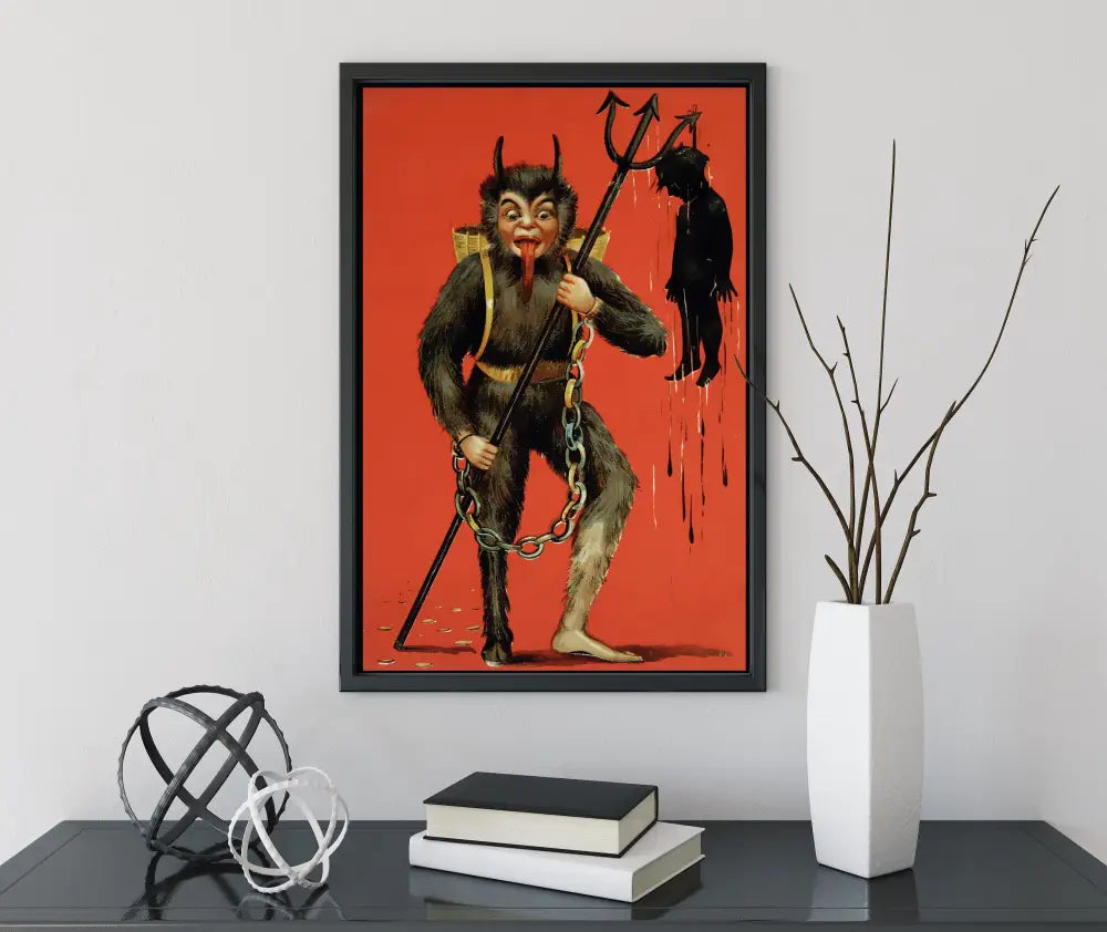 Krampus Christmas Holiday Card Poster Print No Frame by My Store