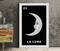 La Luna Card Moon Print No Frame for Enchanting Decor by My Store