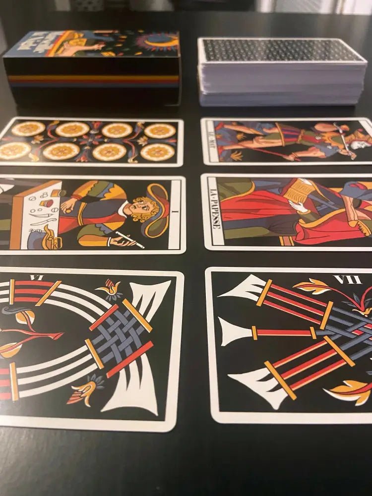 Marseille At Night Tarot Deck With Unique Color Palette For Modern Readings Limited Edition by My Store