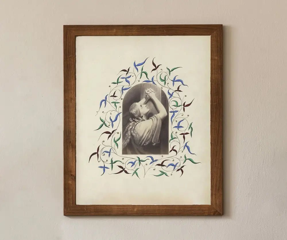 Mary Magdalene At The Foot Of The Cross No Frame Print Poster by My Store
