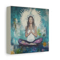Meditation Canvas Art, Mindfulness Home Decor, Relaxation Wall Art, Yoga Room Decoration, Spiritual Gift - DesignBohemian