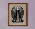 Moon Goddess Hecate Poster Wiccan Art Witchy Print No Frame For Spiritual Decor Spaces by My Store