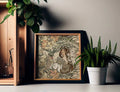 Mucha Goddess Floral Print Square Art Nouveau Painting For Elegant Home Decor And Giclee Quality Reproduction by My Store