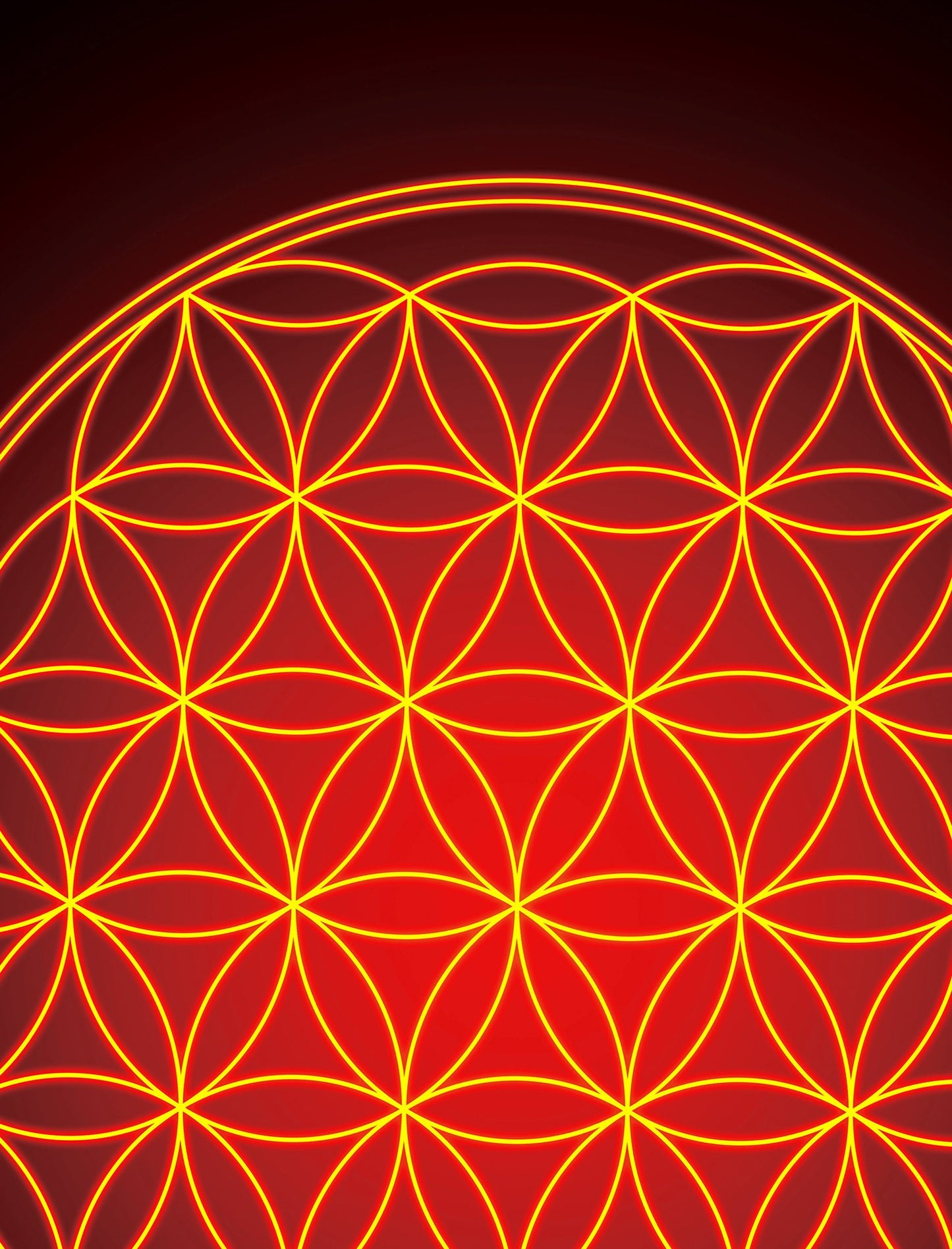 Flower of Life Print Poster Sacred Geometry (No Frame)