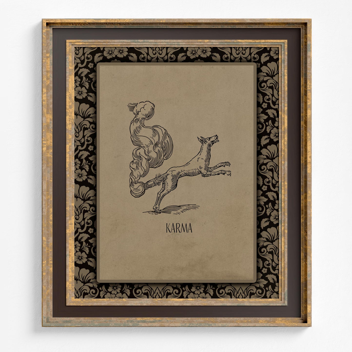 Karma - by Claude Paradin - Devises heroïques (1557) (No Frame)