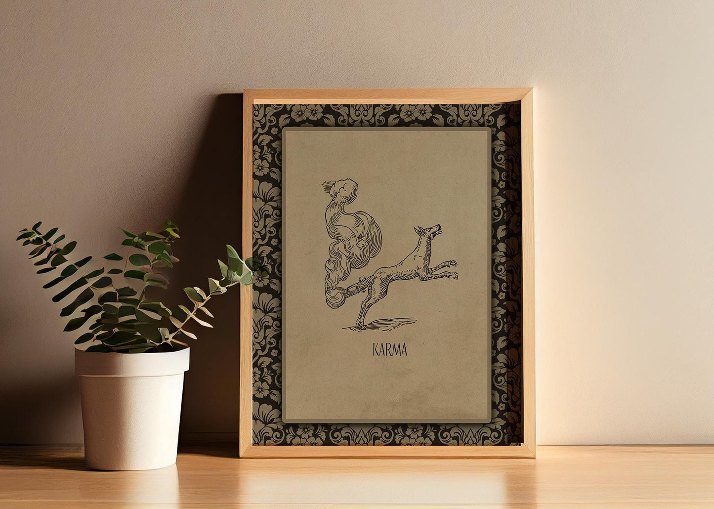 Karma - by Claude Paradin - Devises heroïques (1557) (No Frame)