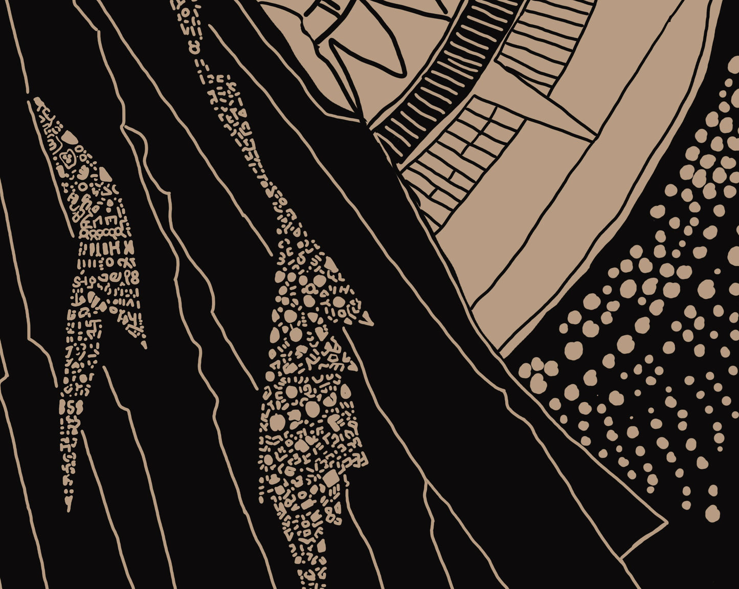 Sun Goddess Art - Hand Drawn Print, Dark Academia (No Frame)