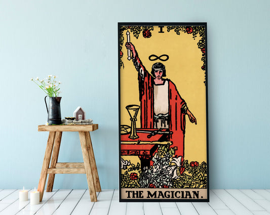 The Magician Tarot Card Poster - The Magician Tarot Card Print (No Frame)