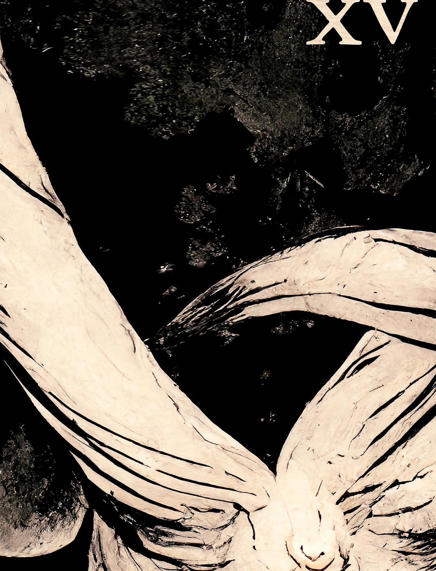 The Devil - Tarot Card Print from the Green Menagerie Tarot - Tarot Card The Devil Card Baphomet Poster, No Frame