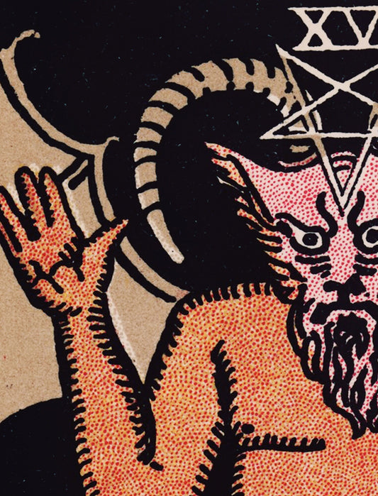 The Devil Tarot Card Print Unframed Poster Art for Collectors and Tarot Enthusiasts by My Store