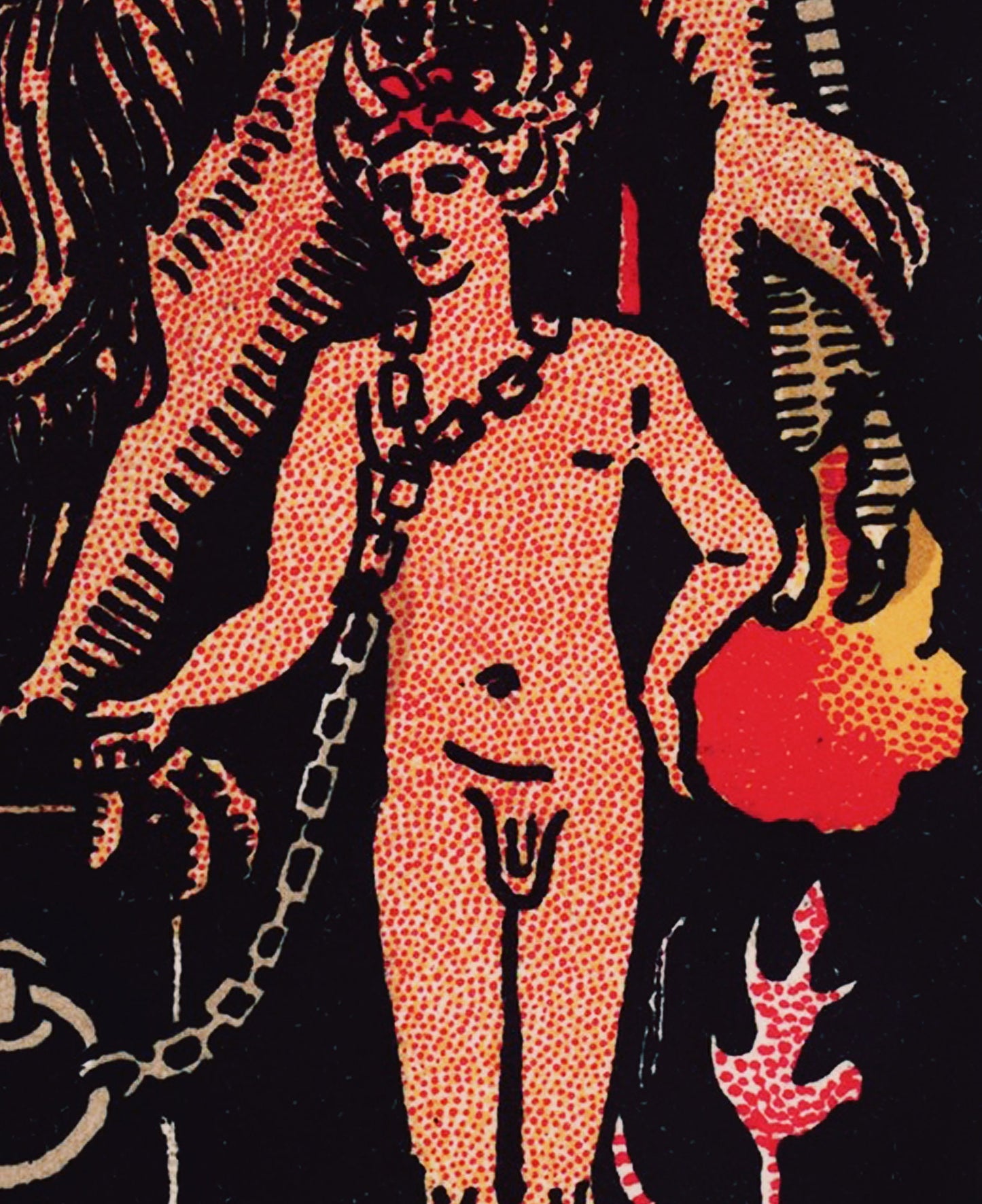 The Devil - Tarot Card Print - Tarot Card The Devil Card Poster, No Frame