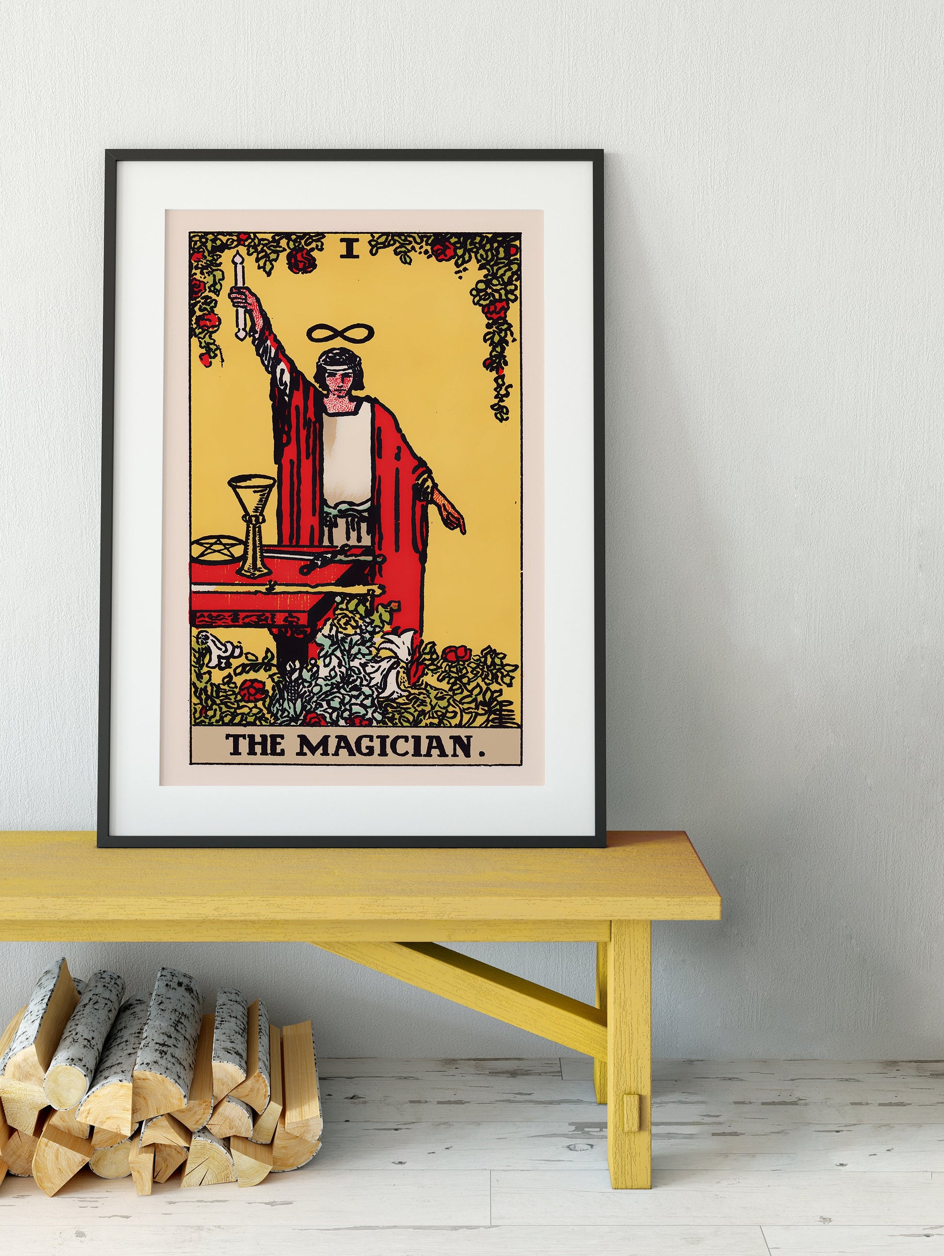 The Magician- Tarot Card Print - The Magician Card Poster, No Frame