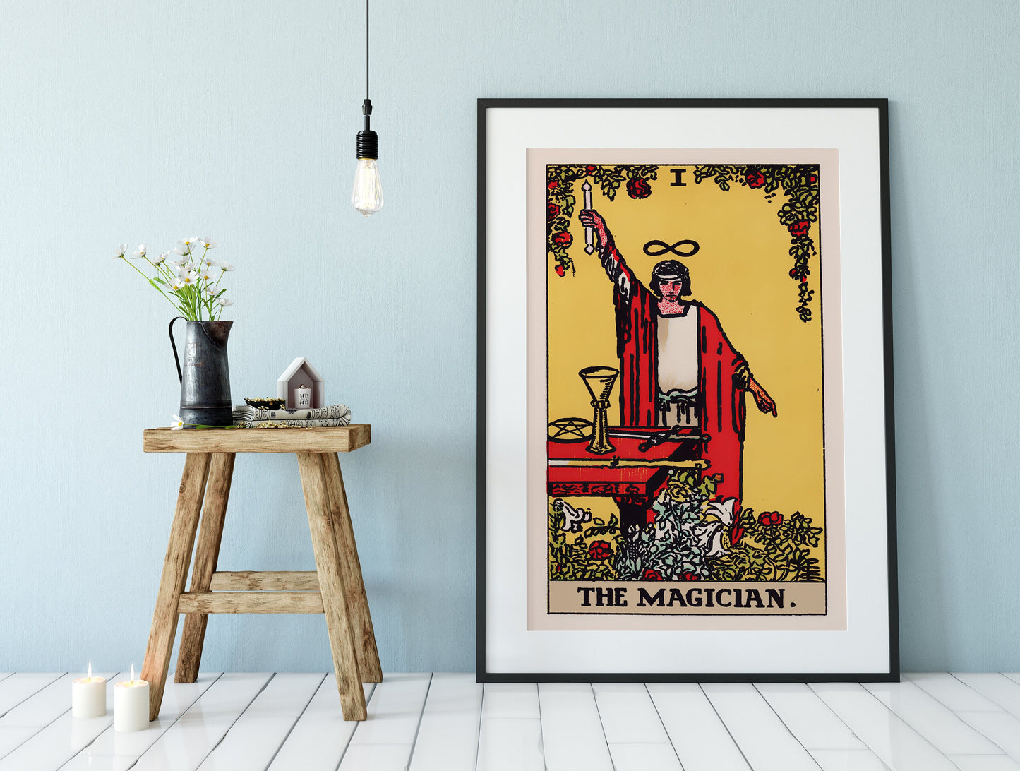 The Magician- Tarot Card Print - The Magician Card Poster, No Frame