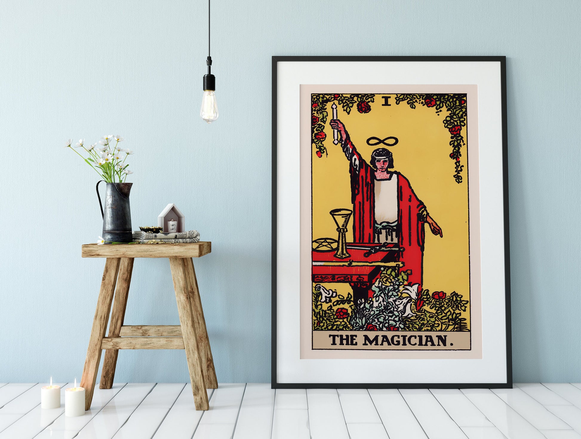 The Magician- Tarot Card Print - The Magician Card Poster, No Frame