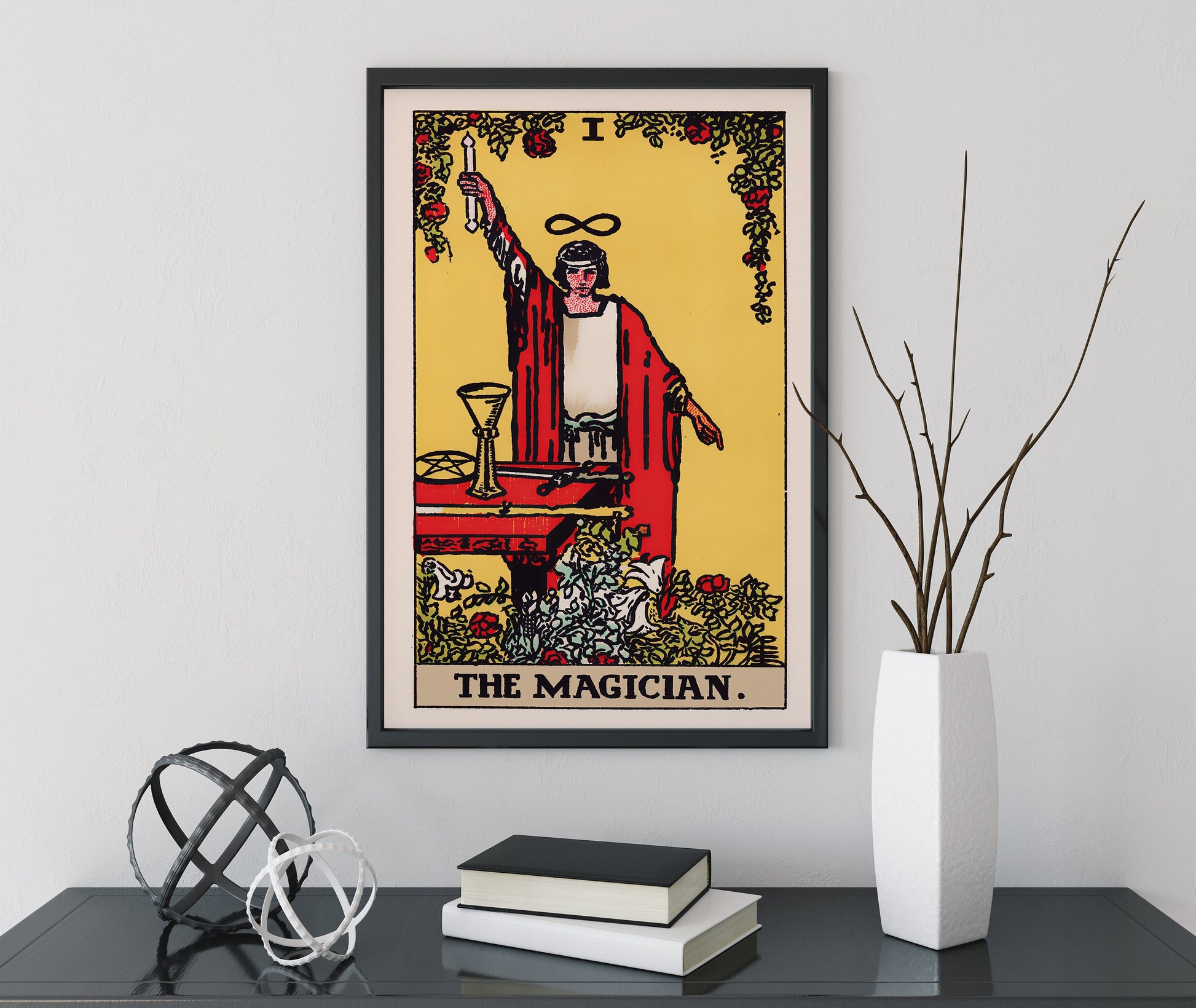 The Magician- Tarot Card Print - The Magician Card Poster, No Frame