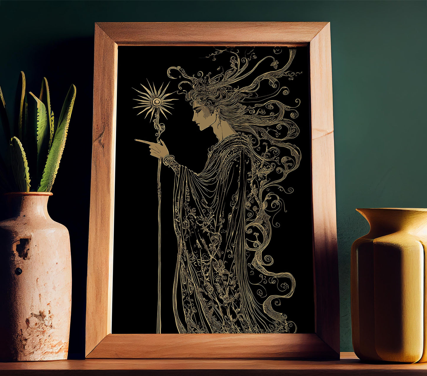 The Magician- Tarot Card Print - The Magician Card Poster, No Frame