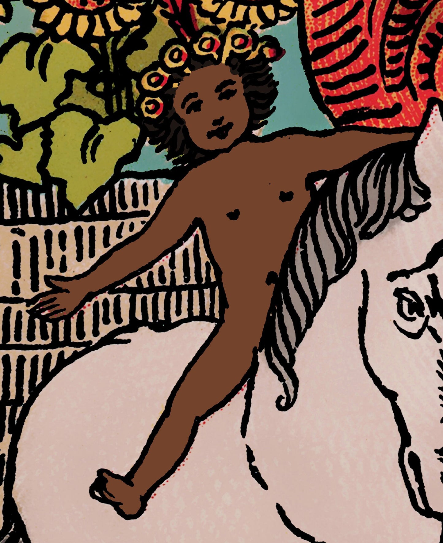 The Sun- Tarot Card Print - The Sun Card Poster, No Frame