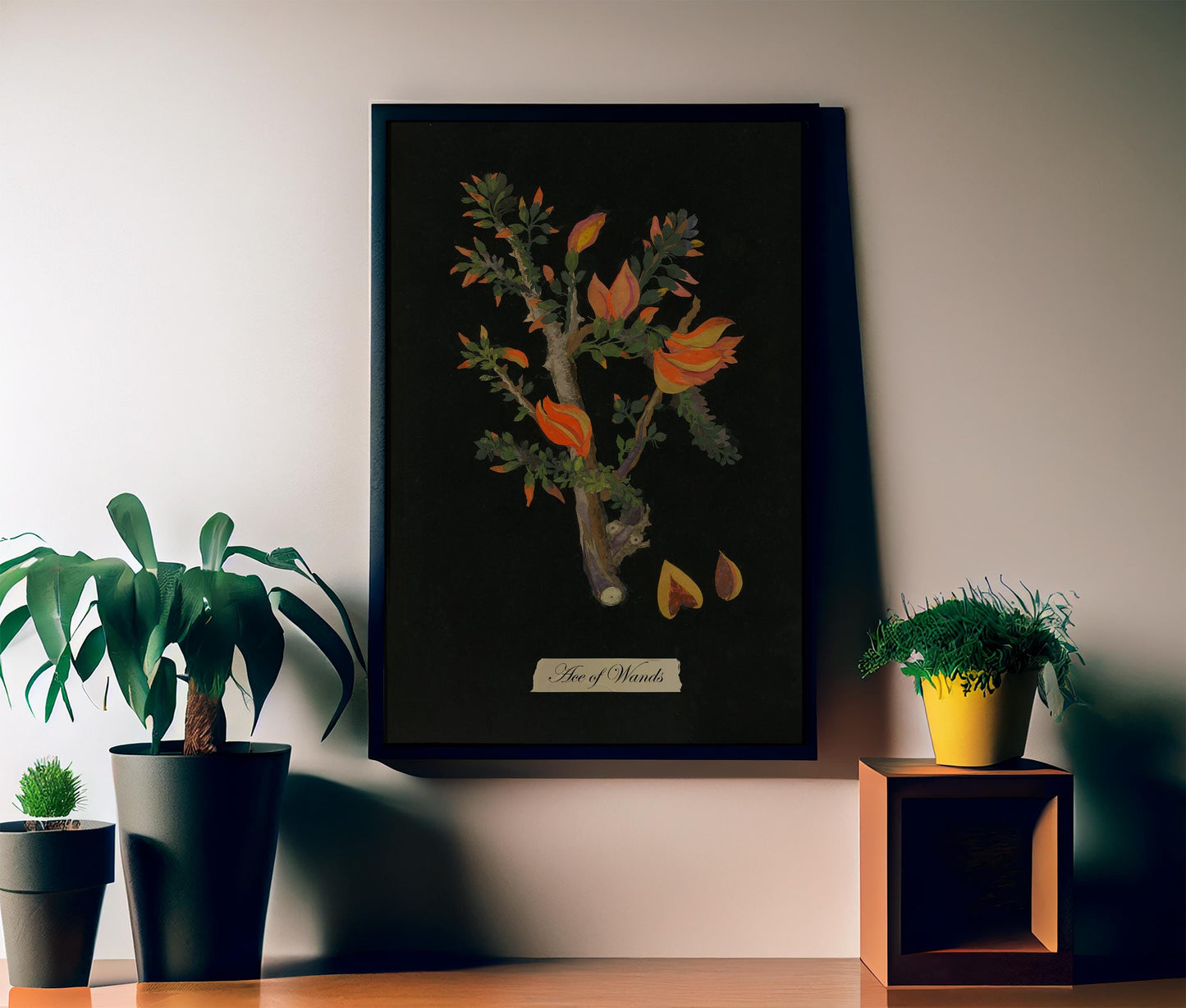 Ace of Wands Print - Ace of Wands Poster, No Frame