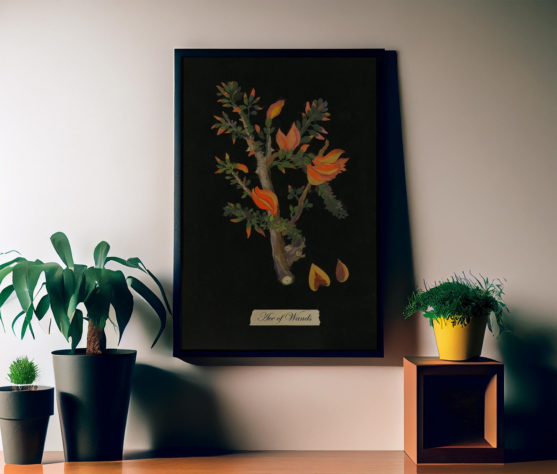 Ace of Wands Print - Ace of Wands Poster, No Frame
